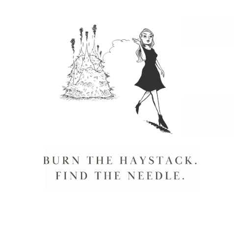 Burned Haystack