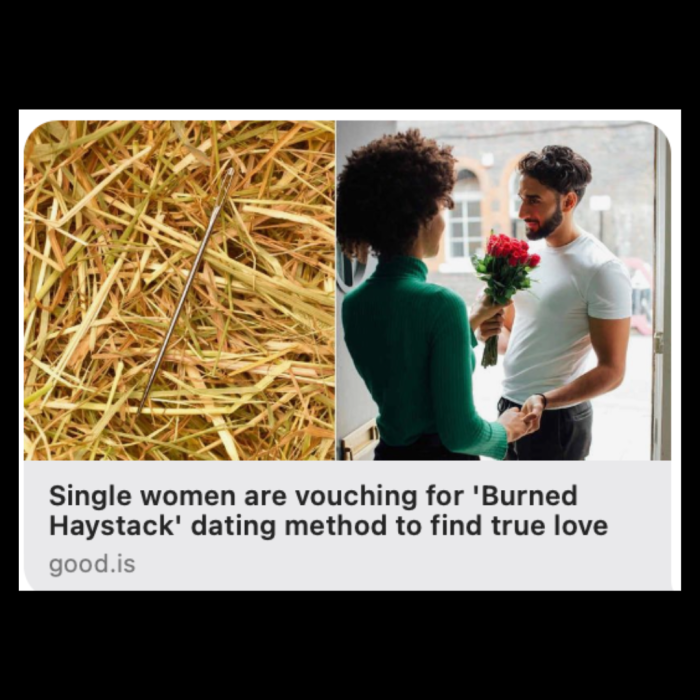 Single Women are Vouching for Burned Haystack Dating